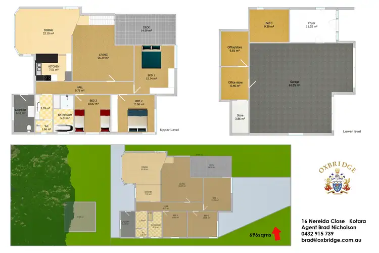 Floorplan of Homely house listing, 16 Nereida Close, Kotara NSW 2289