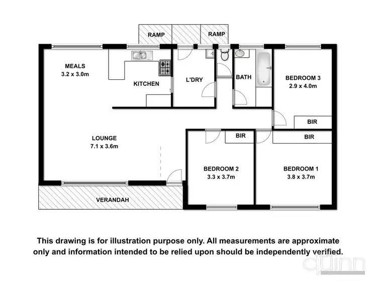 Floorplan of Homely house listing, 12 Locke Street, Mount Gambier SA 5290