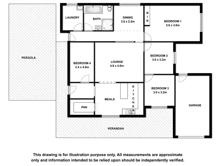Floorplan of Homely house listing, 95 Penola Road, Mount Gambier SA 5290