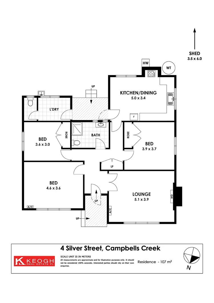 Floorplan of Homely house listing, 4 Silver Street, Campbells Creek VIC 3451