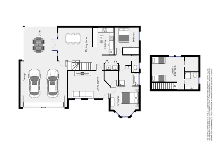 Floorplan of Homely townhouse listing, 1/145 Riverside Avenue, Mildura VIC 3500