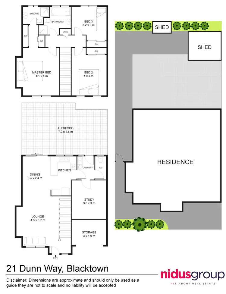 Floorplan of Homely house listing, 21 Dunn Way, Blacktown NSW 2148