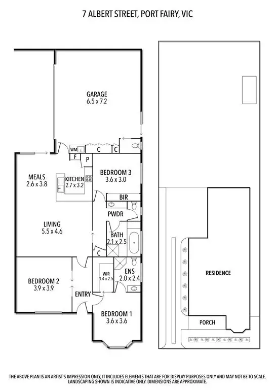 Floorplan of Homely house listing, 7 Albert Street, Port Fairy VIC 3284
