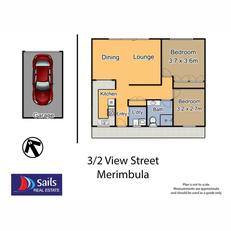 Floorplan of Homely unit listing, 3/2 View Street, Merimbula NSW 2548