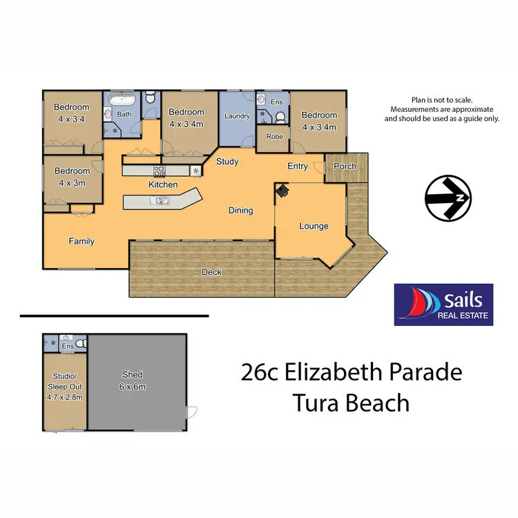 Floorplan of Homely house listing, 26C Elizabeth Parade, Tura Beach NSW 2548