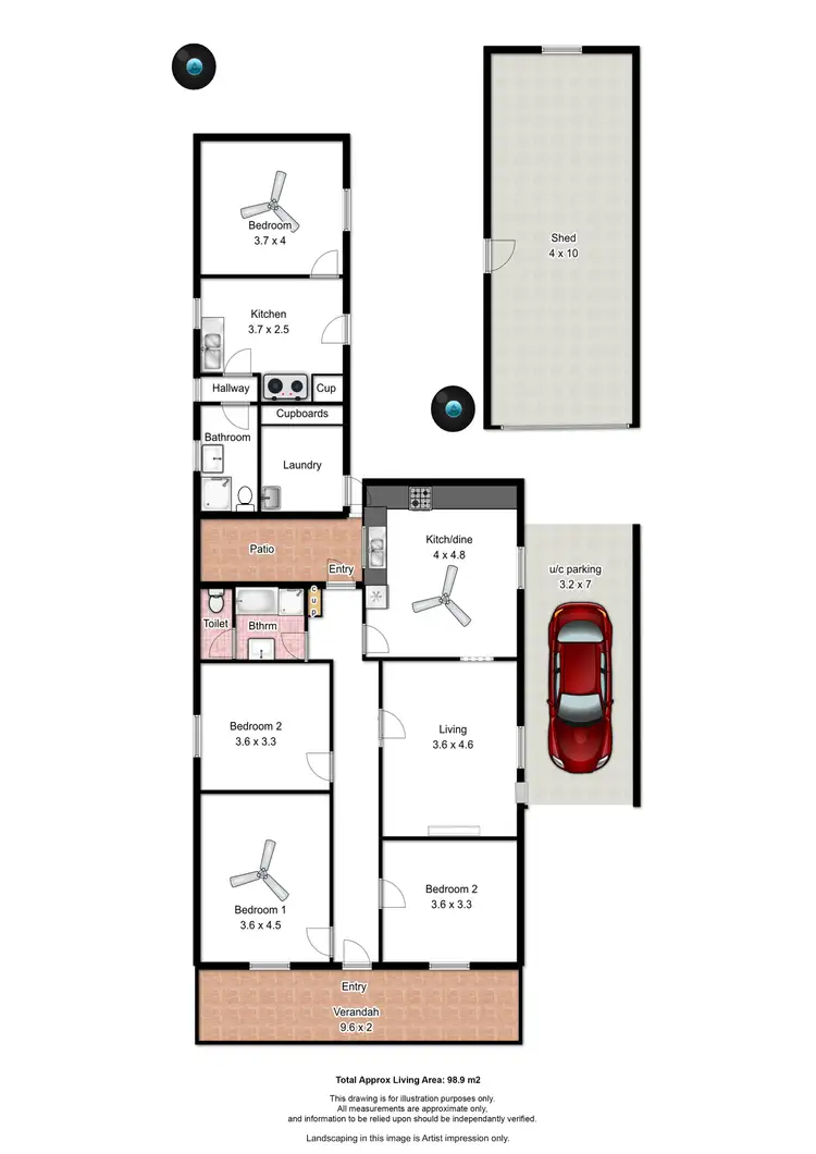 Floorplan of Homely house listing, 1 Shierlaw Street, Richmond SA 5033