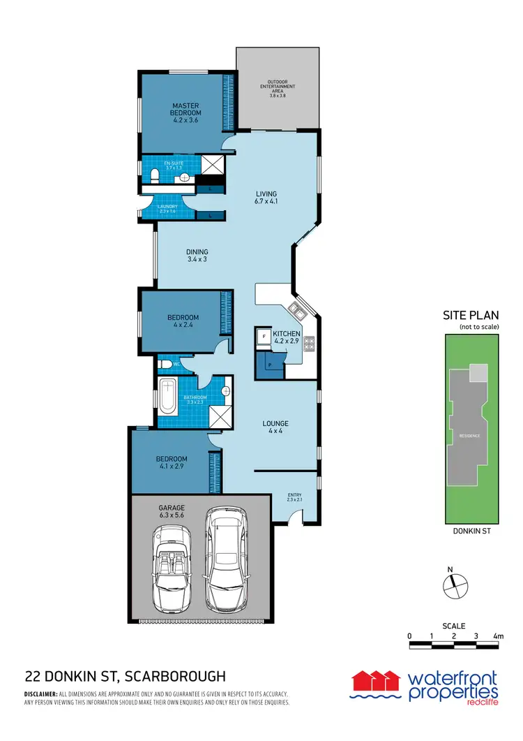 Floorplan of Homely house listing, 22 DONKIN STREET, Scarborough QLD 4020