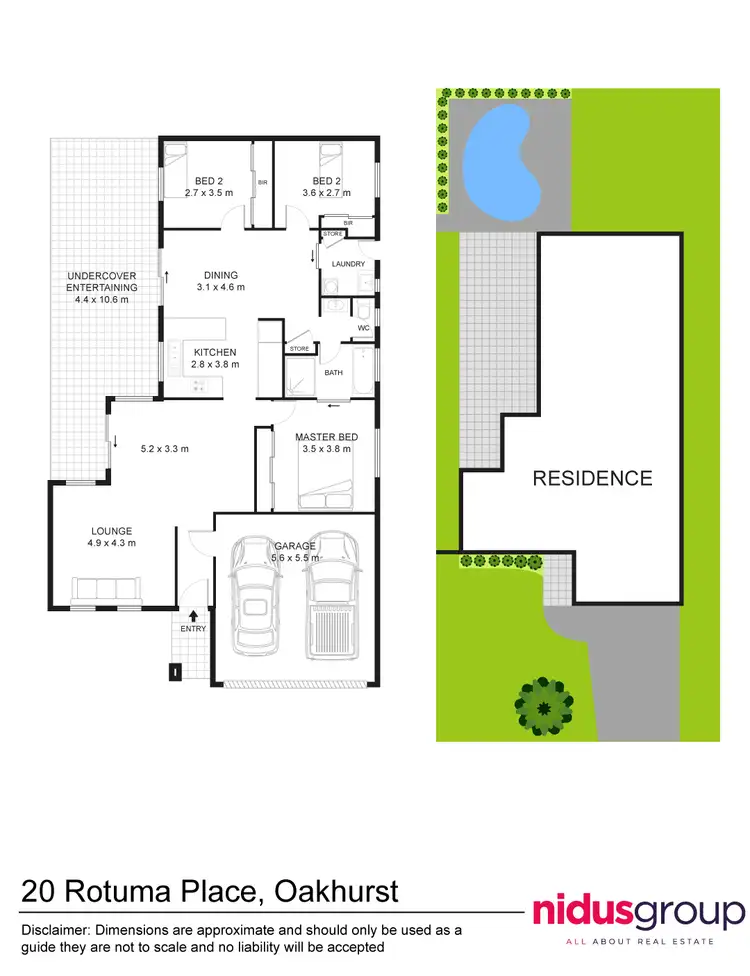 Floorplan of Homely house listing, 20 Rotuma Street, Oakhurst NSW 2761