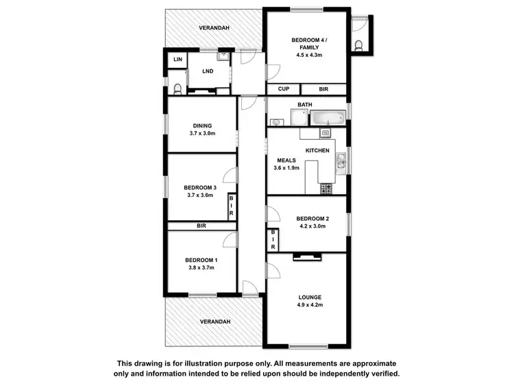 Floorplan of Homely rural property listing, 417 Vause Road, Wandilo SA 5291
