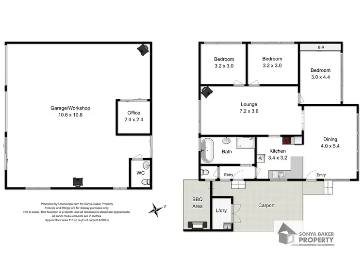 Floorplan of Homely house listing, 12 Stockdale Avenue, Sisters Beach TAS 7321