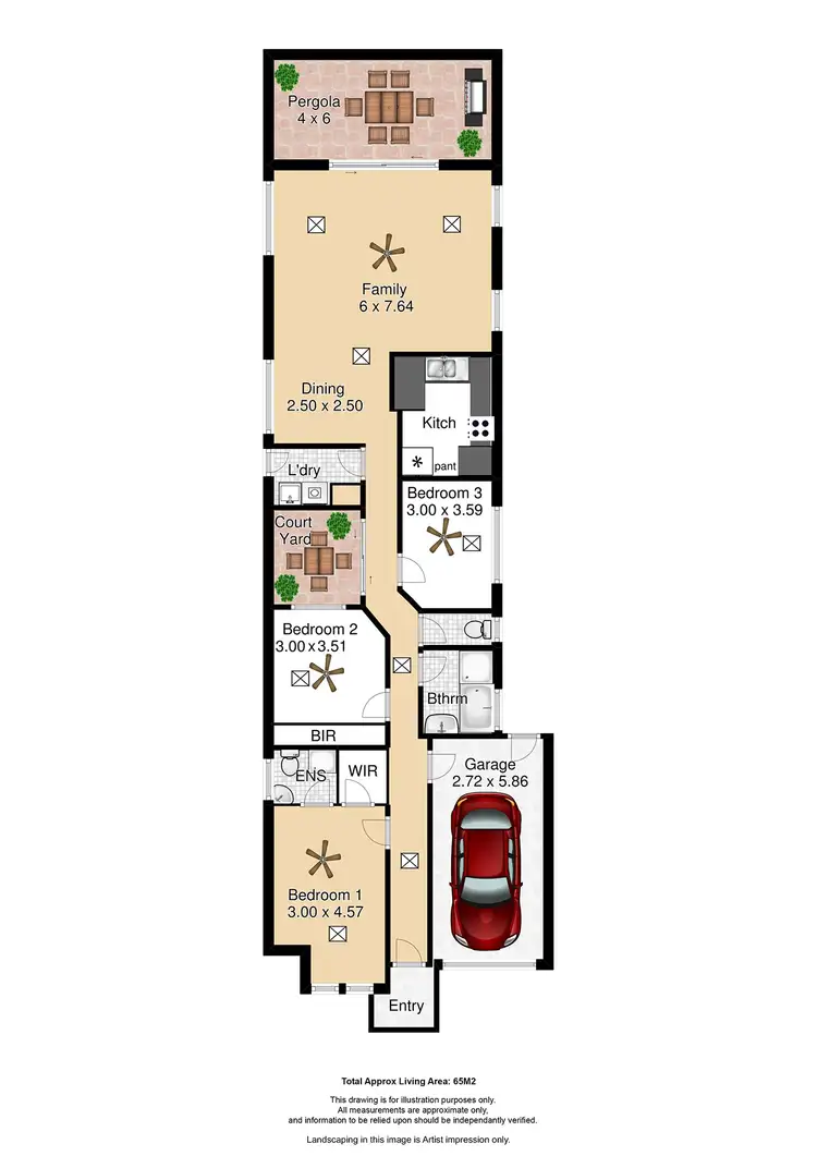Floorplan of Homely house listing, 15 Kinnaird Avenue, Richmond SA 5033