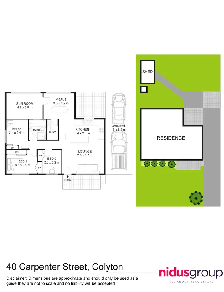 Floorplan of Homely house listing, 40 Carpenter Street, Colyton NSW 2760