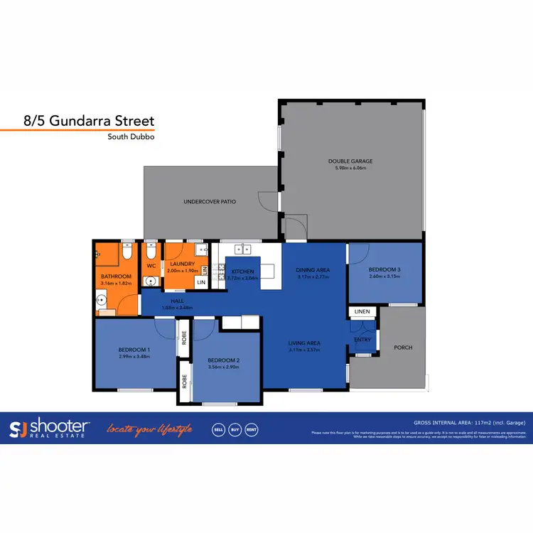 Floorplan of Homely house listing, 8/5 Gundarra Street, Dubbo NSW 2830