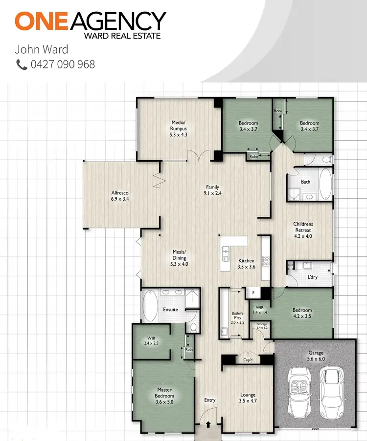 Floorplan of Homely house listing, 4 Kipfler Lane, Warner QLD 4500