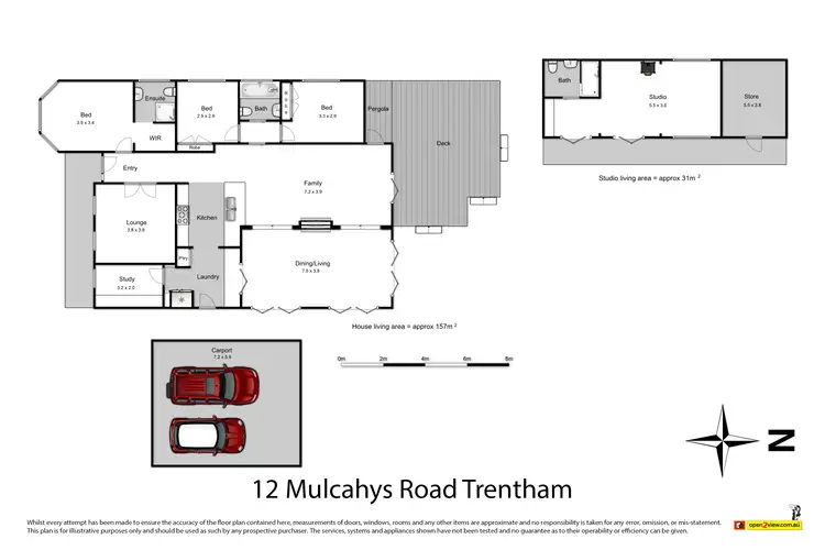 Floorplan of Homely house listing, 12 Mulcahys Road, Trentham VIC 3458