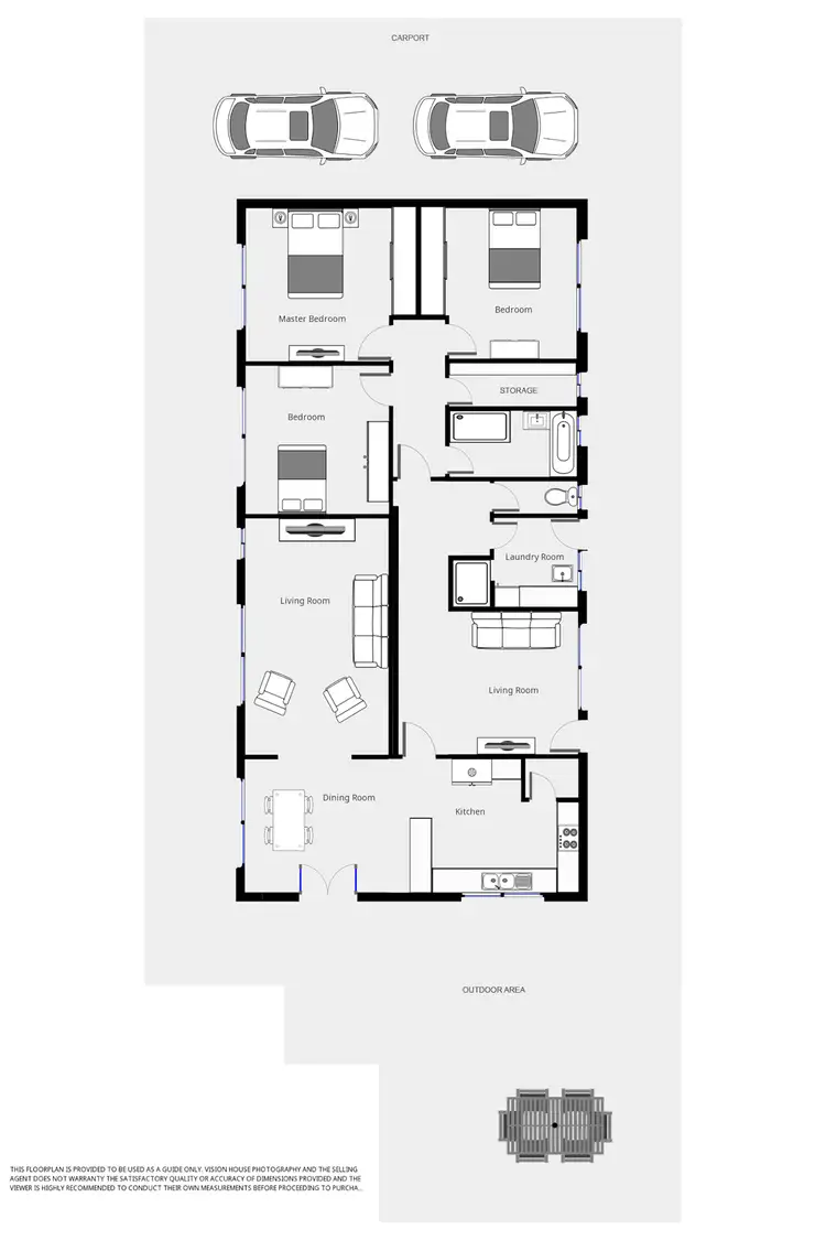 Floorplan of Homely house listing, 143 Azolia Street, Red Cliffs VIC 3496