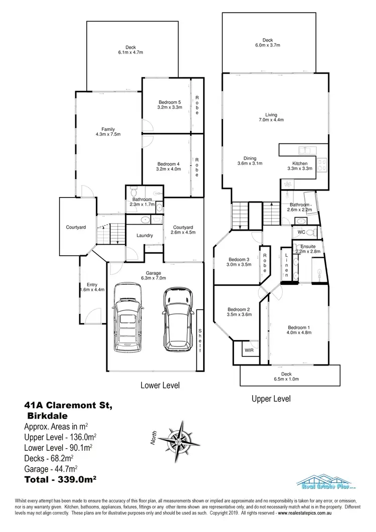 Floorplan of Homely house listing, 41A Claremont Street, Birkdale QLD 4159