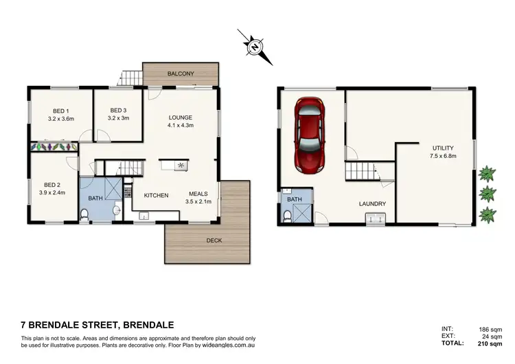 Floorplan of Homely house listing, 7 Brendale Street, Brendale QLD 4500