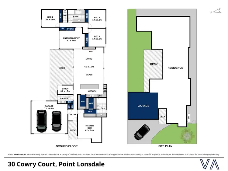 Floorplan of Homely house listing, 30 Cowry Way, Point Lonsdale VIC 3225