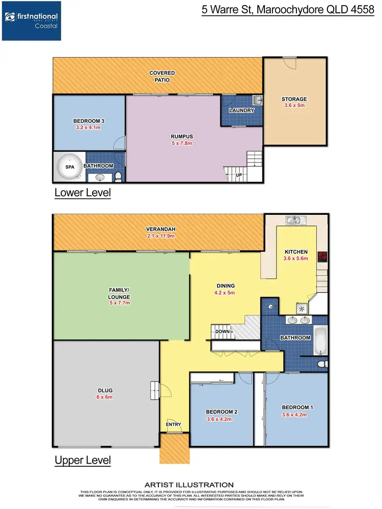 Floorplan of Homely house listing, 5 Warre Street, Maroochydore QLD 4558