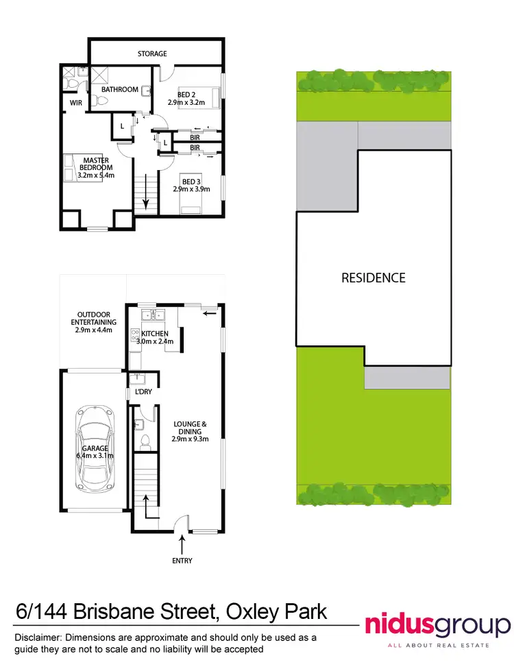 Floorplan of Homely townhouse listing, 6/144 Brisbane Street, St Marys NSW 2760
