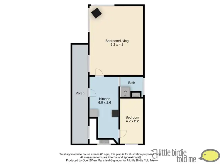 Floorplan of Homely rural property listing, 460 DOCTORS CREEK ROAD, Clonbinane VIC 3658