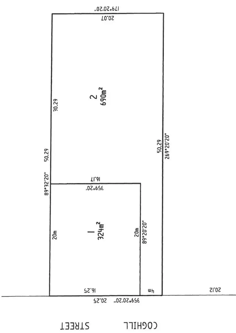Floorplan of Homely land listing, LOT 1/44 Coghill Street, Yarrawonga VIC 3730