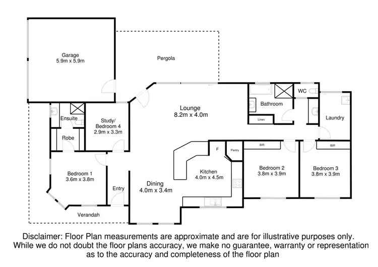Floorplan of Homely house listing, 26 King Grove, Mount Gambier SA 5290