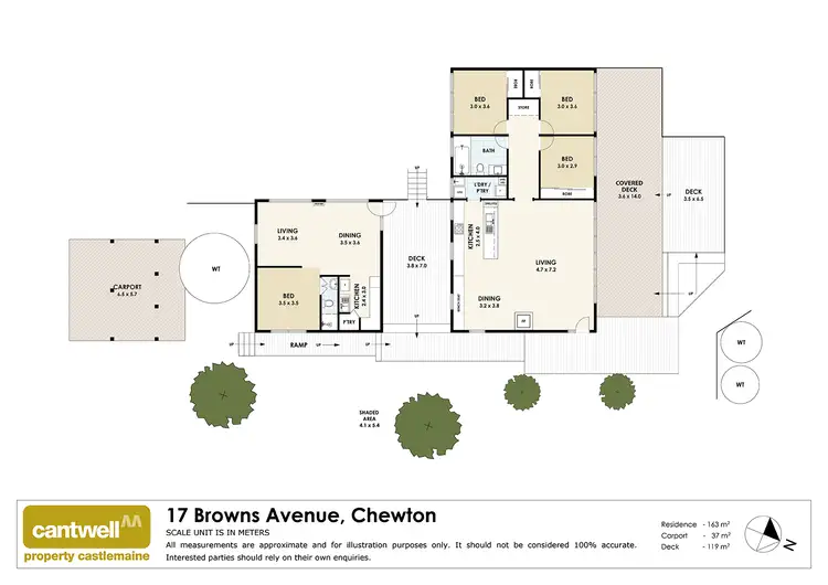 Floorplan of Homely house listing, 17 Browns Avenue, Chewton VIC 3451