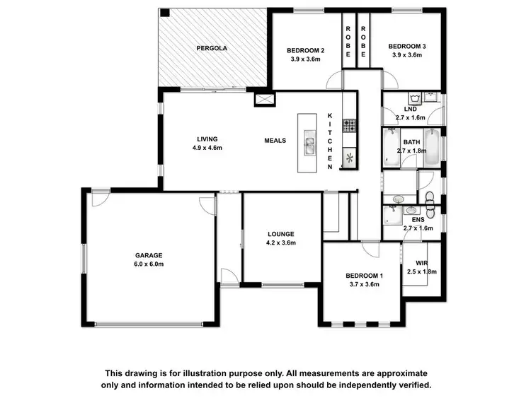 Floorplan of Homely house listing, 34 Harrington Street, Millicent SA 5280