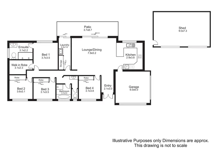 Floorplan of Homely house listing, 9-11 Aitken Close, Goldsborough QLD 4865