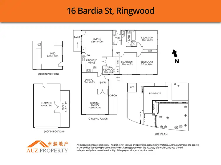 Floorplan of Homely house listing, 16 Bardia Street, Ringwood VIC 3134
