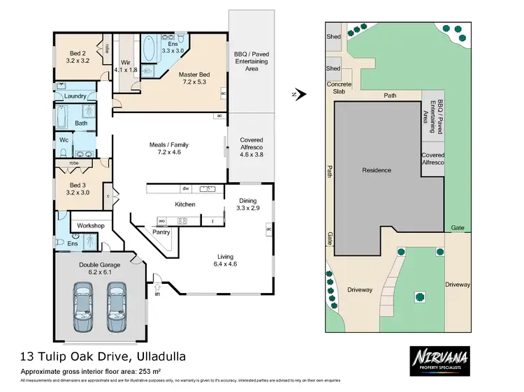 Floorplan of Homely house listing, 13 Tulip Oak Drive, Ulladulla NSW 2539