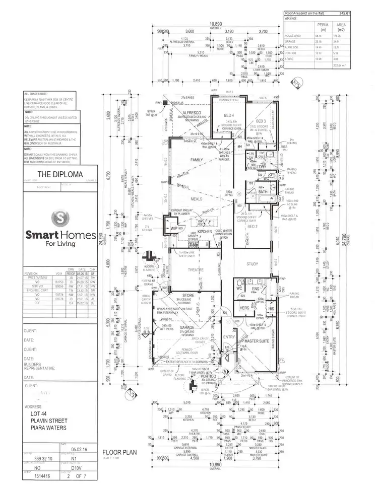 Floorplan of Homely house listing, 6 Plavin Street, Piara Waters WA 6112