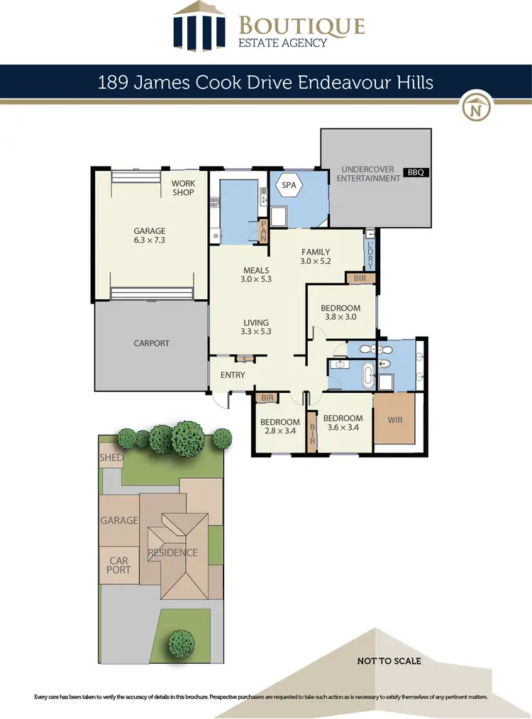 Floorplan of Homely house listing, 189 James Cook Drive, Endeavour Hills VIC 3802