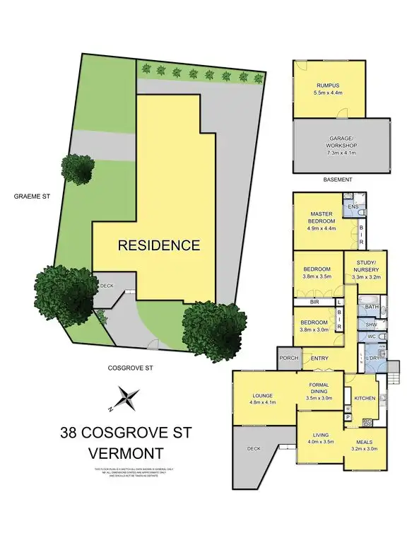 Floorplan of Homely house listing, 38 Cosgrove Street, Vermont VIC 3133