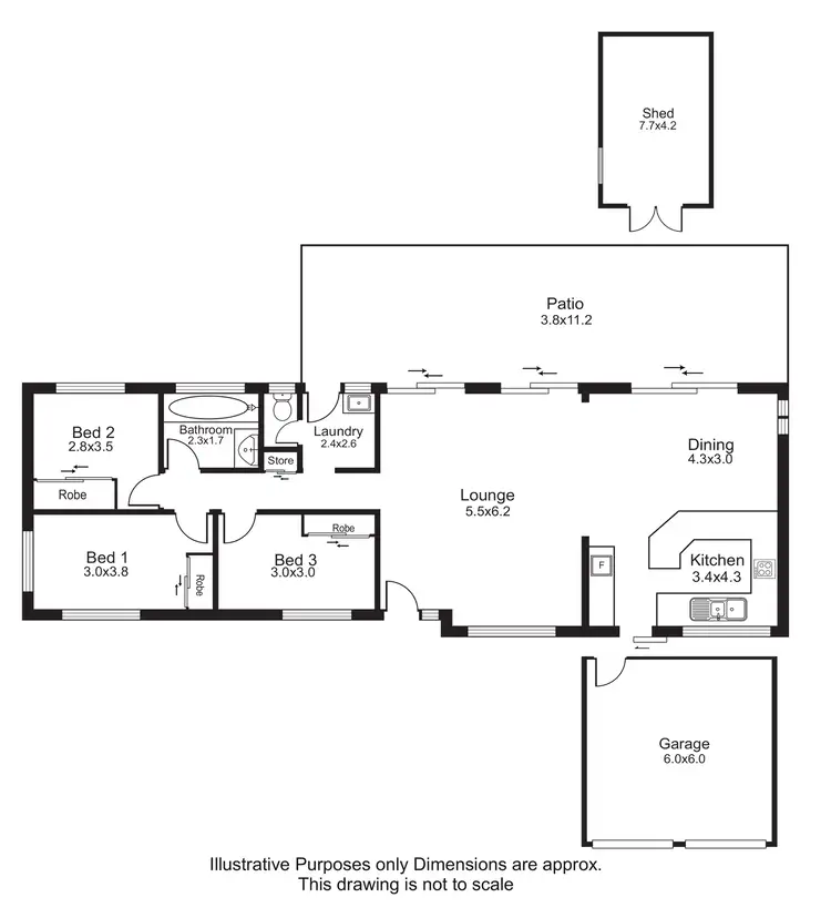 Floorplan of Homely house listing, 6 HERMES CLOSE, Mooroobool QLD 4870
