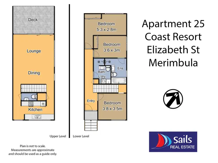 Floorplan of Homely unit listing, 21/1 Elizabeth Street, Merimbula NSW 2548