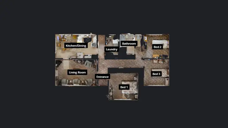 Floorplan of Homely house listing, 1 Waugh Street, Kangaroo Flat VIC 3555