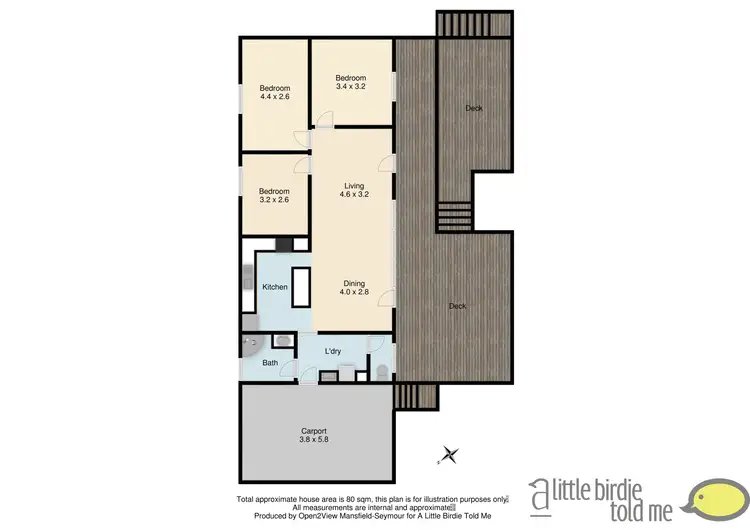 Floorplan of Homely rural property listing, 30 HEATHCOTE-NAGAMBIE ROAD, Heathcote VIC 3523