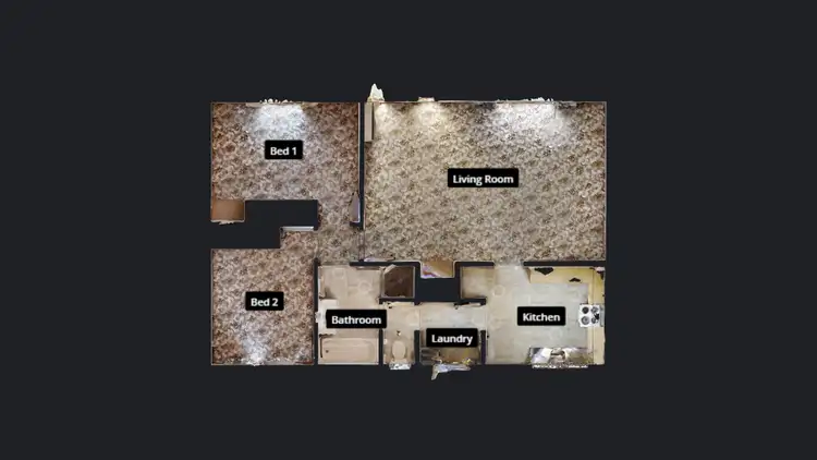 Floorplan of Homely unit listing, 1/86 High Street, Kangaroo Flat VIC 3555