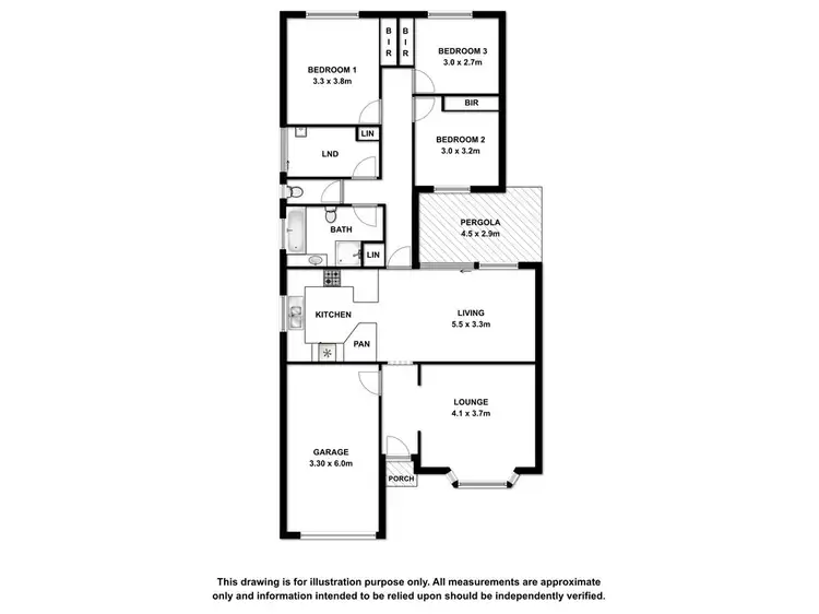 Floorplan of Homely unit listing, 13A Gwendoline Street, Mount Gambier SA 5290