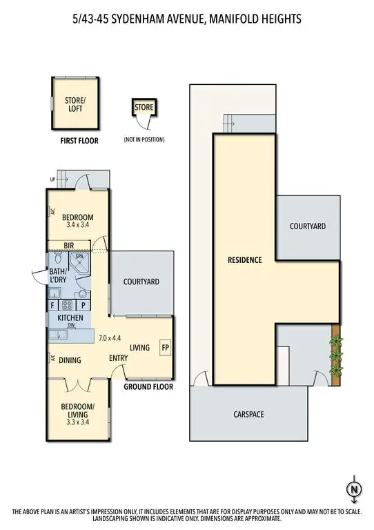 Floorplan of Homely unit listing, 5/43-45 Sydenham Avenue, Manifold Heights VIC 3218