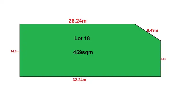 Floorplan of Homely land listing, LOT 18 Cultivation Road, Austral NSW 2179
