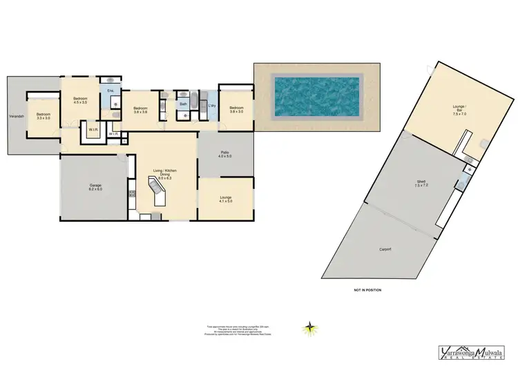 Floorplan of Homely house listing, 33 Savernake Road, Mulwala NSW 2647