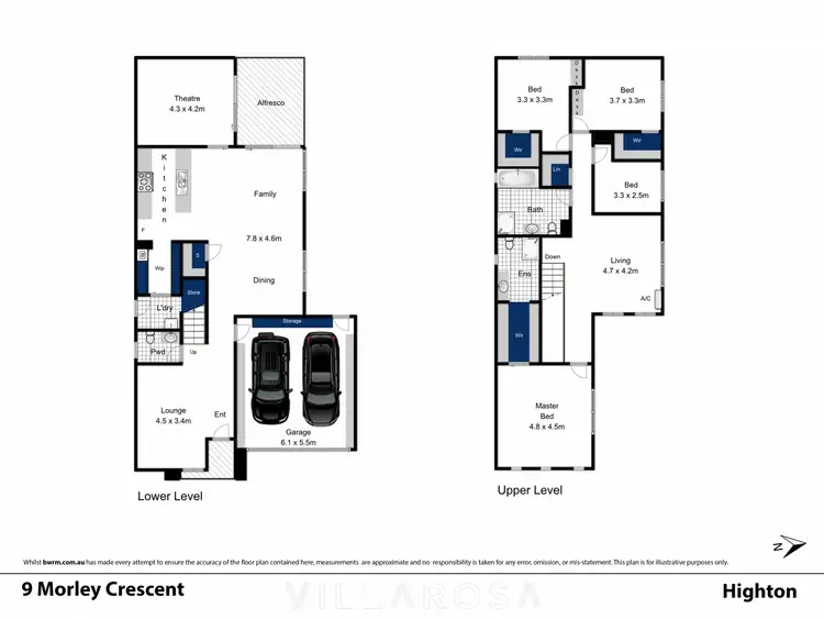Floorplan of Homely house listing, 9 Morley Crescent, Highton VIC 3216