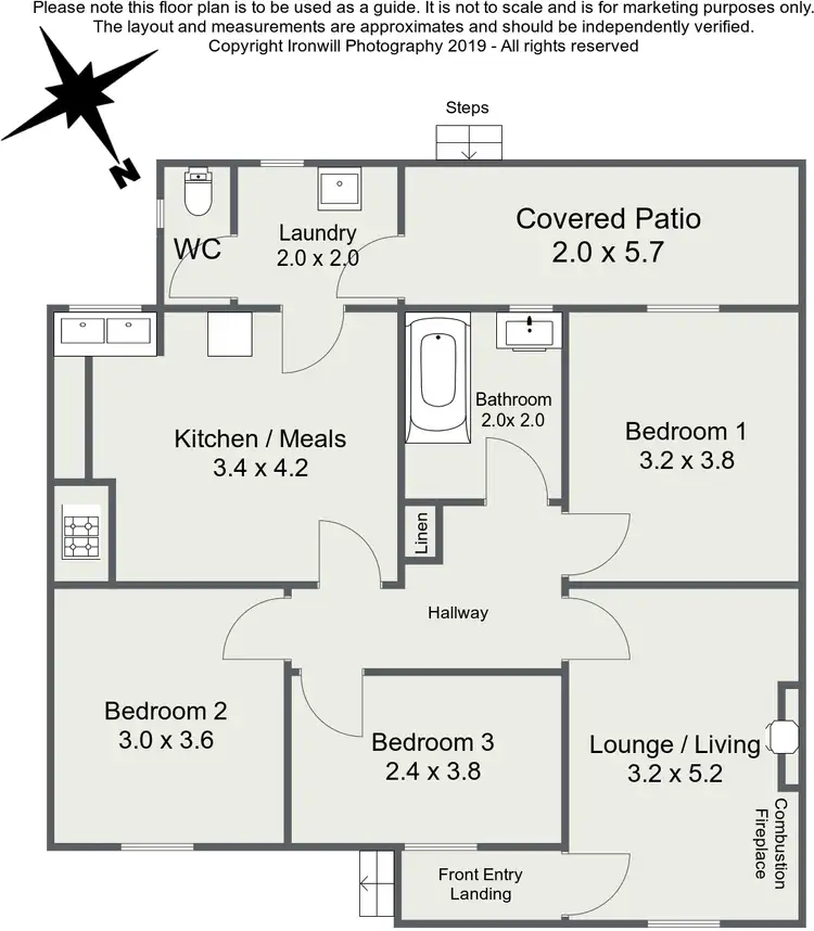 Floorplan of Homely house listing, 12 Degaris Street, Millicent SA 5280