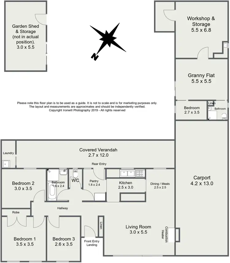 Floorplan of Homely house listing, 1 Willshire Street, Millicent SA 5280