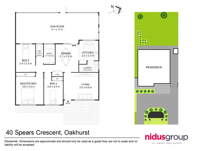 Floorplan of Homely house listing, 40 Speers Crescent, Oakhurst NSW 2761