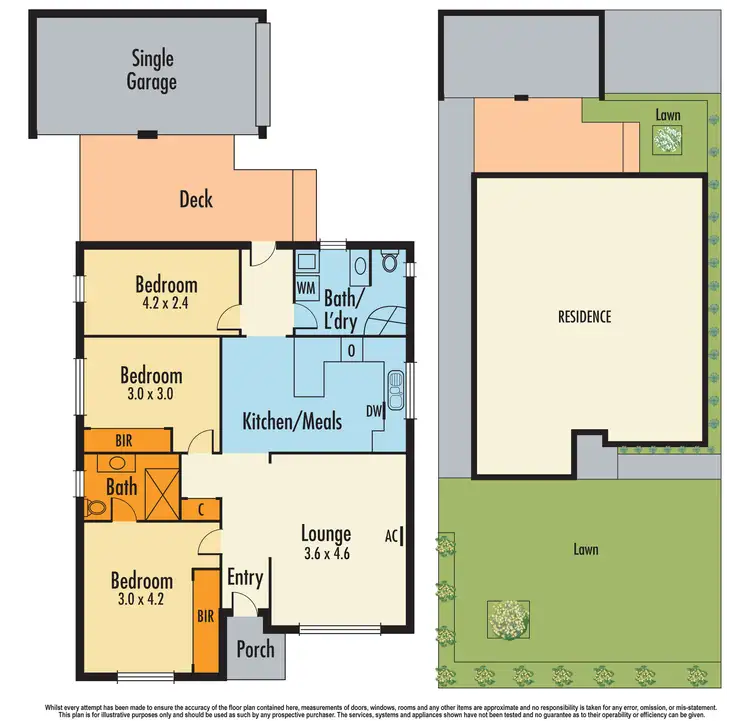 Floorplan of Homely unit listing, 1/18 Eckford Street, Dandenong VIC 3175